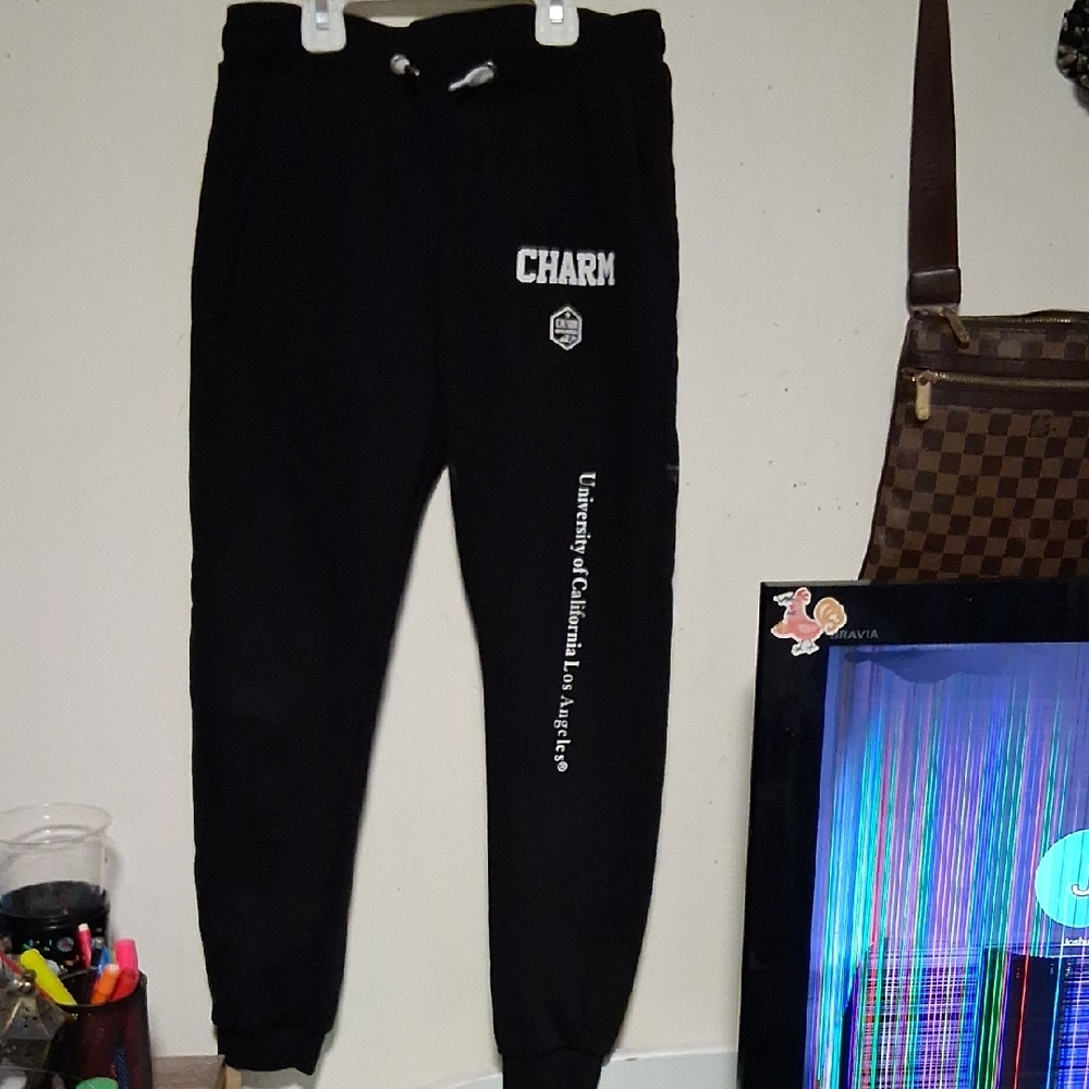 Boy + Girl Black Charm Joggers